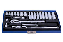 Load image into Gallery viewer, Blue Spot Tools 24pc 1/4" Metric Socket Set 4-13mm - 01531
