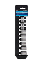Load image into Gallery viewer, Blue Spot 10pc 3/8" Metric &amp; SAE Spline Sockets 7-18mm, 9/32"-23/32" - 01543