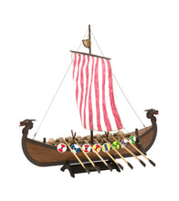 Load image into Gallery viewer, Drakkar Viking. 1:75 Wooden Model Ship Kit