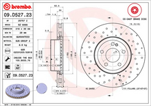 Load image into Gallery viewer, Brembo Painted Brake Disc, 09.D527.23