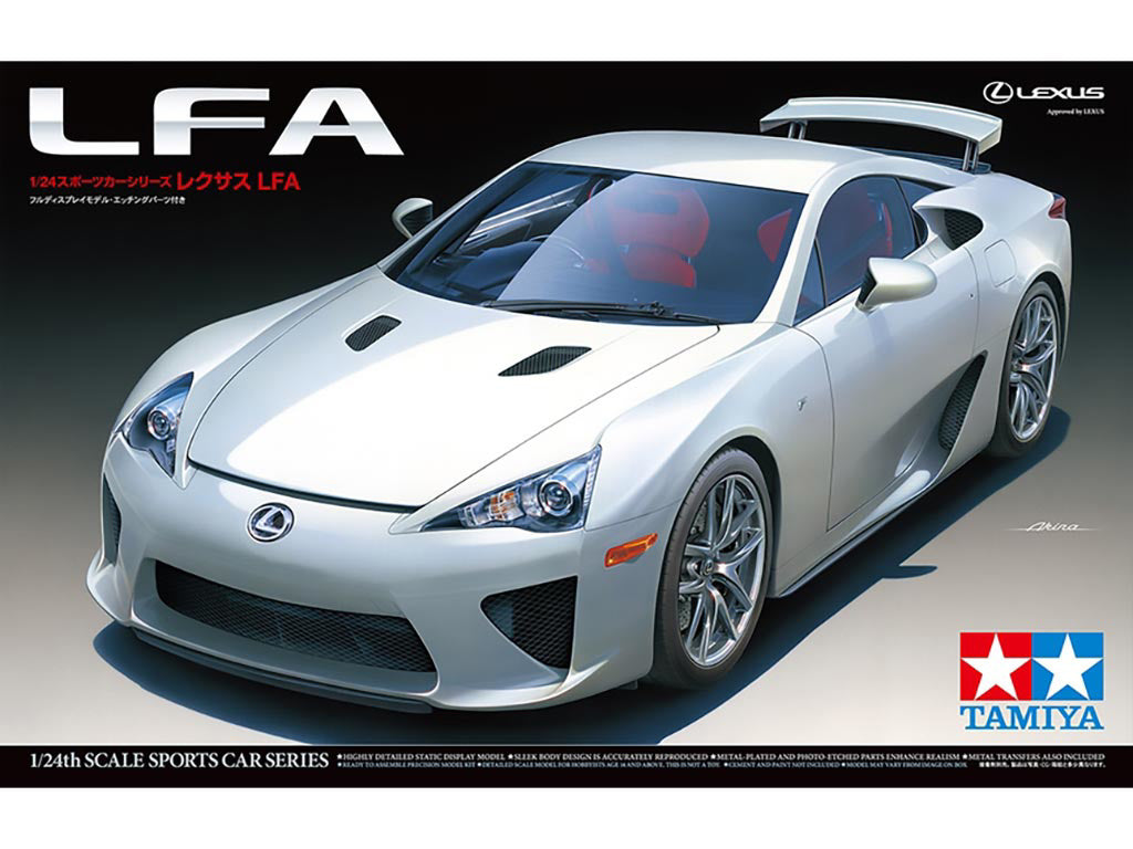 Tamiya 1:24 Lexus LFA SUPERCAR Model Kit