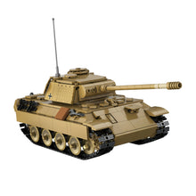 Load image into Gallery viewer, CaDA 1/35 RC Panther Tank RC Brick Construction Kit 907 Piece C61073W Ages 14+