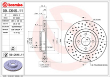 Load image into Gallery viewer, Brembo Painted Brake Disc, 09.C645.11