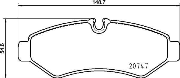 Brembo Brake Pad, P 50 155