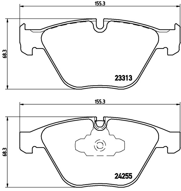 Brembo Brake Pad, P 06 55