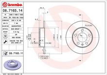 Load image into Gallery viewer, Brembo Painted Brake Disc, 08.7165.11
