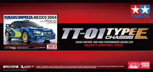 Load image into Gallery viewer, Tamiya Subaru Impreza Mexico 2004 - TT01E Model Kit 47372