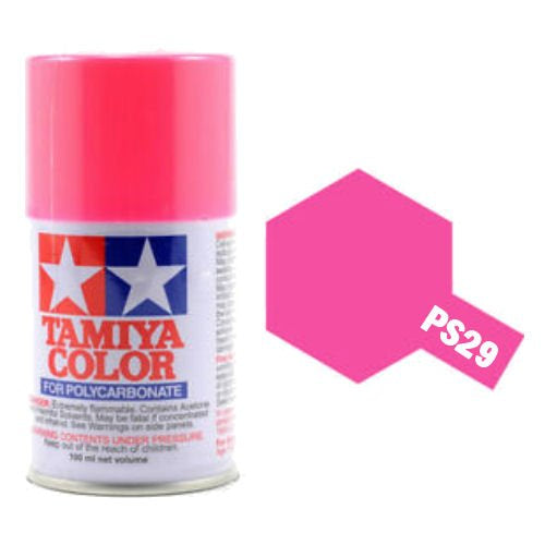 Tamiya PS-29 Fluorescent Pink Polycarbonate Spray Paint