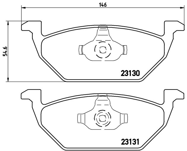 Brembo Brake Pad, P 85 041