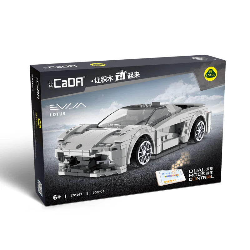 CaDA Cars Lotus Evija RC Brick Construction Kit 308 Piece Set C51071W