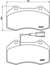 Load image into Gallery viewer, Brembo Brake Pad, P 23 117