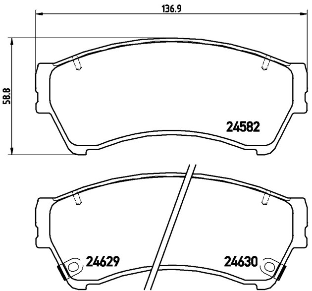 Brembo Brake Pad, P 49 039