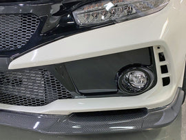 Spoon Sports Aero Front Bumper Carbon Lip Honda Civic Type-R FK8 17-22 With Honda Sensing