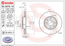 Load image into Gallery viewer, Brembo Painted Brake Disc, 09.9078.11