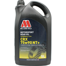 Load image into Gallery viewer, Millers Oils Motorsport CRX 75w-90 NT+ Fully Synthetic Gear Oil - 5L