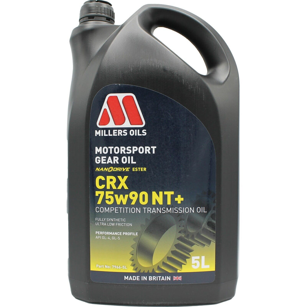 Millers Oils CRX 75w90 NT+ Fully Synthetic Competition Transmission Oil 20L