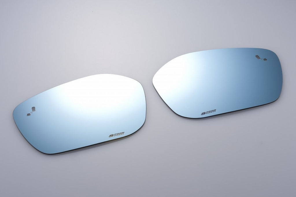 Spoon Sports Blue Wide View Side Mirror Glass Honda Civic Sport FL1 22+