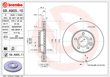 Load image into Gallery viewer, Brembo Painted Brake Disc, 09.A905.11