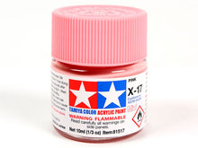 Load image into Gallery viewer, Tamiya X-17 Pink Mini Acrylic Paint - 10ml