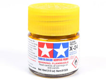 Load image into Gallery viewer, Tamiya X-24 Clear Yellow Mini Acrylic Paint - 10ml