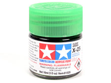 Load image into Gallery viewer, Tamiya X-25 Clear Green Mini Acrylic Paint - 10ml