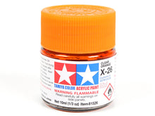 Load image into Gallery viewer, Tamiya X-26 Clear Orange Mini Acrylic Paint - 10ml