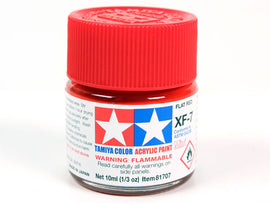 Tamiya XF-7 Flat Red Mini Acrylic Paint - 10ml