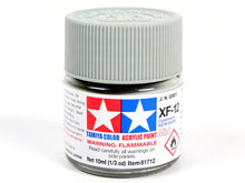 Load image into Gallery viewer, Tamiya XF-12 J.N. Grey Mini Acrylic Paint - 10ml
