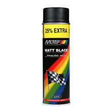 Load image into Gallery viewer, Motip Matt Black Spray Paint 500ml