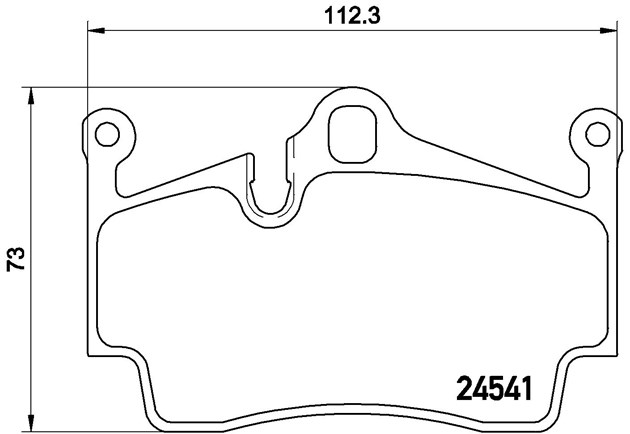 Brembo Brake Pad, P 65 028