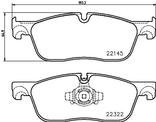 Brake Pad, P 36 035