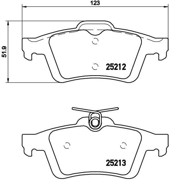 Brembo Brake Pad, P 24 148