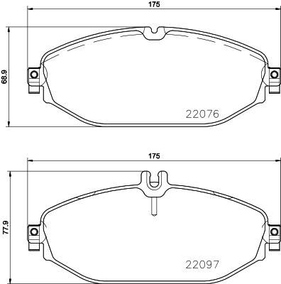 Brembo Brake Pad, P 50 124