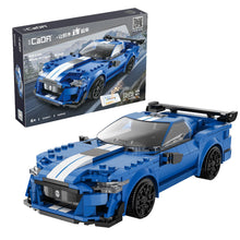 Load image into Gallery viewer, CaDa Blue Knight Race Car RC Brick Model Kit 325pc - C51077W