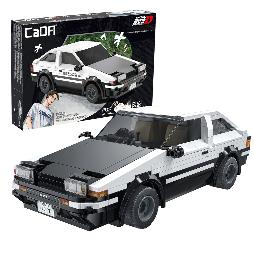 CaDA 1:20 Toyota AE86 Trueno RC 325 pcs - C51086W