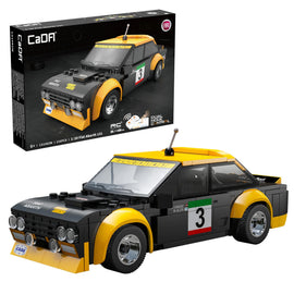 CaDA Fiat Abarth 131 1:20 RC Brick Model Car 216pcs - C51092W