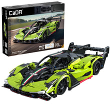 Load image into Gallery viewer, CaDa Phantom Wing Super Car RC Brick Model Kit - C51303W