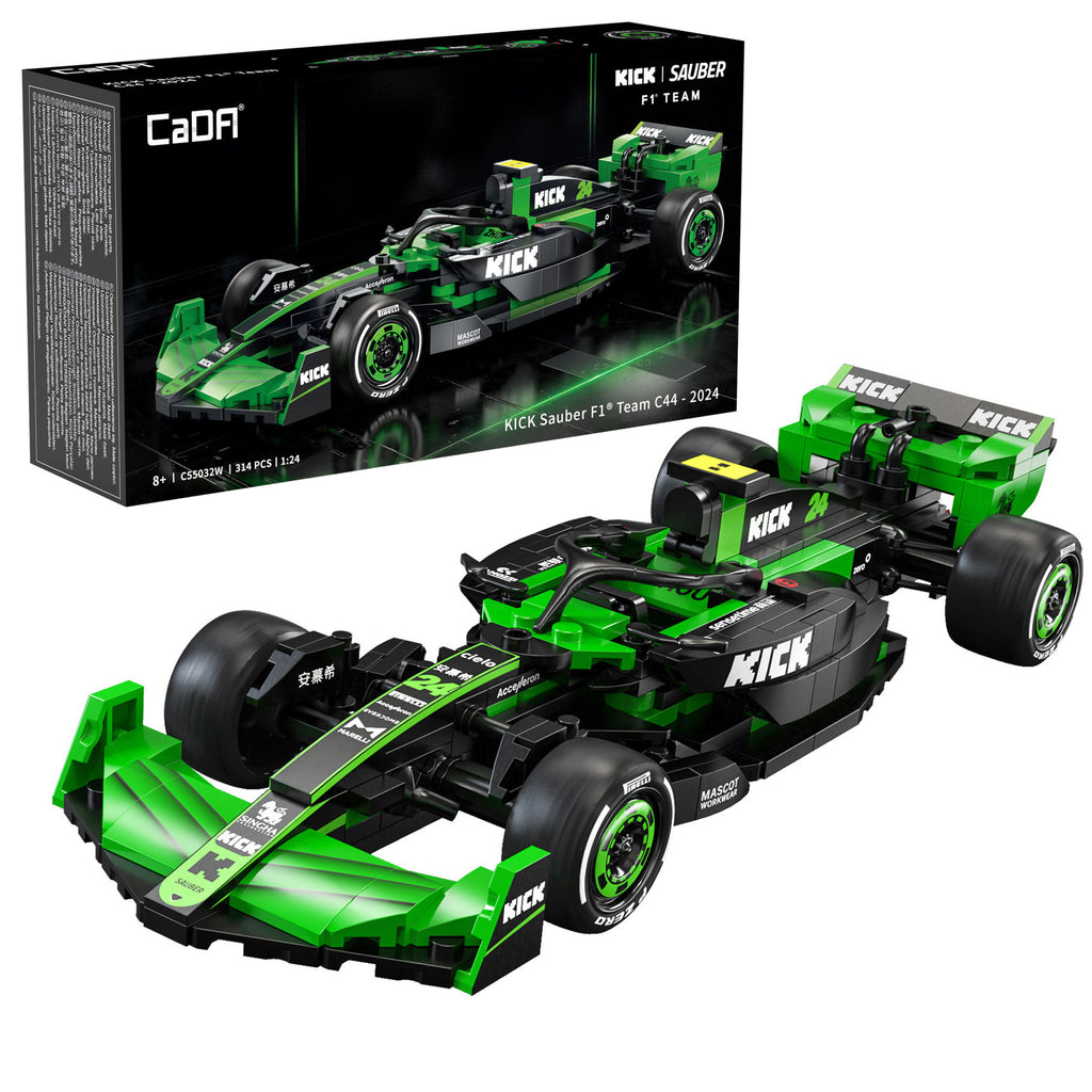 CaDa Kick Sauber F1 Team C44 2024 1:24 314pcs Brick Model Kit - C55032W