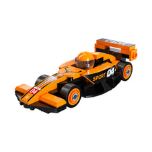 Load image into Gallery viewer, CaDa Mini Orange Circuit Racing Car Brick Model 70pcs - C55103W