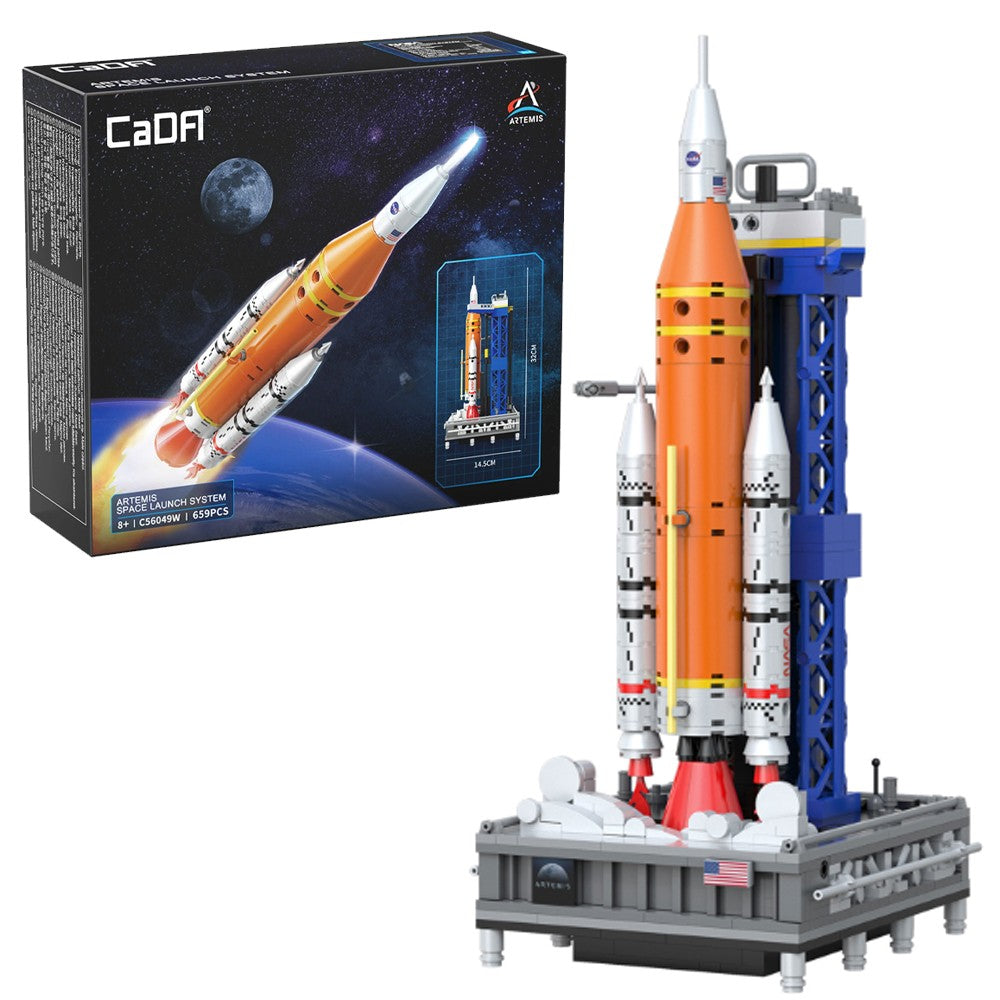 CaDa NASA Artemis SLS Rocket Brick Model Kit 659pcs - C56049W
