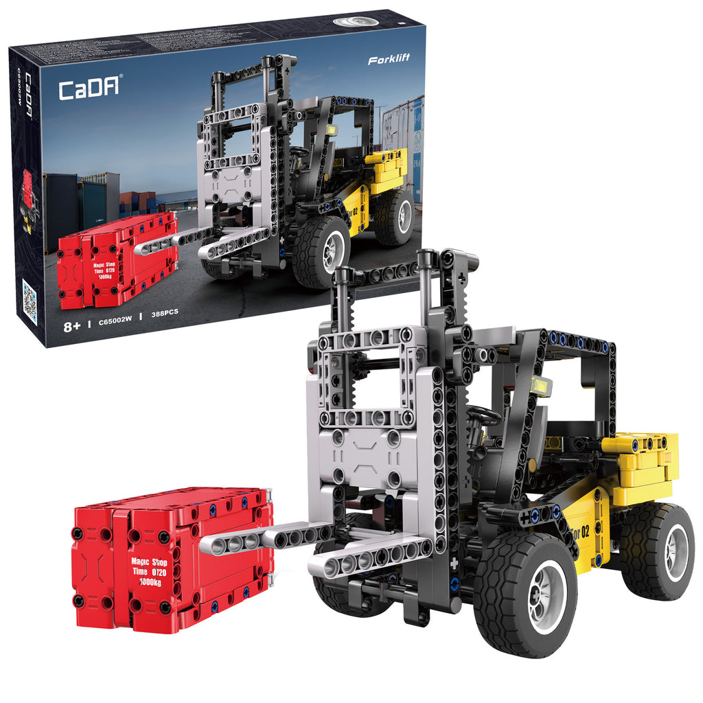 CaDa Forklift Brick Model Kit 388pcs - C65002W
