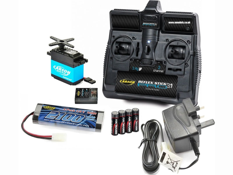 Carson Tamiya R/C Starter Set inc. Radio Battery Charger