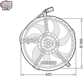 Denso Cooling Fan DER05010