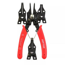 Load image into Gallery viewer, Dekton 5pc Circlip Internal External Plier Snap Ring Tool Set Anti Slip