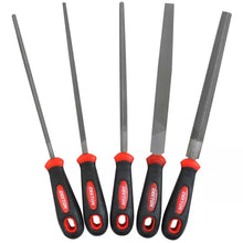 Load image into Gallery viewer, Dekton 5pc 200mm Soft Grip Assorted Engineer Metal File Set Heavy Duty Anti Slip