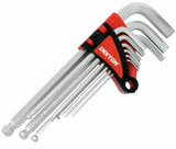 Dekton 9pc Long Arm Metric Ball Point Hex Allen Key Set 1.5m-10mm
