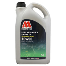 Load image into Gallery viewer, Millers Oils EE Performance 10w-50 Fully Synthetic Engine Oil 5L
