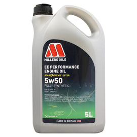 Millers Oils EE Performance 5w-50 5w50 Fully Synthetic Engine Oil 5L