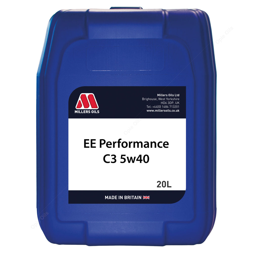 Millers Oils EE Performance C3 5w-40 Fully Synthetic Engine Oil 20L