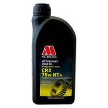Load image into Gallery viewer, Millers Oils Motorsport CRX 75w NT+ Fully Synthetic Transmission Oil 1L